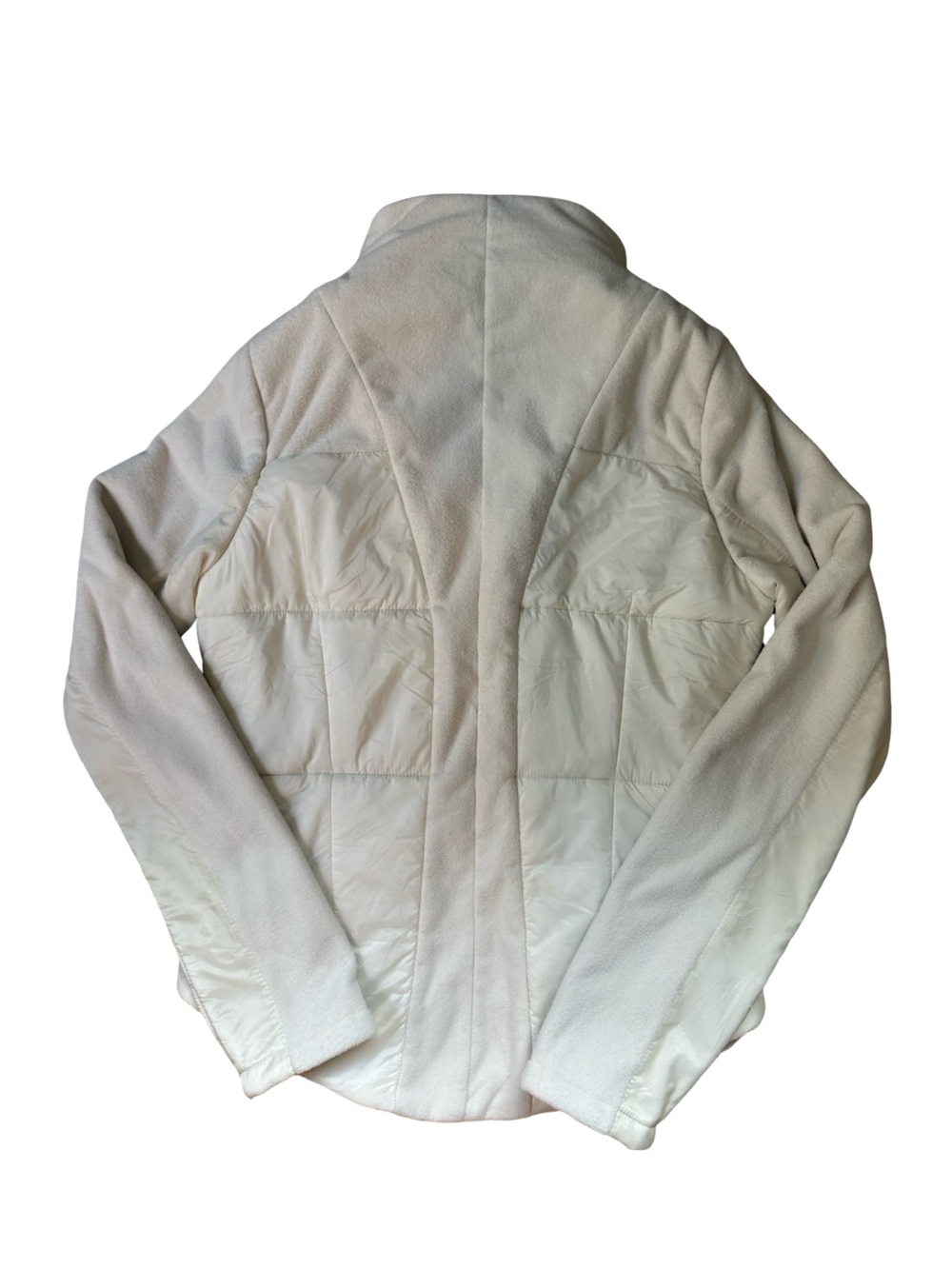 Lululemon St Moritz Jacket in Polar Cream Wond Water Resistant Fleece Sz 6 - Picture 3 of 11